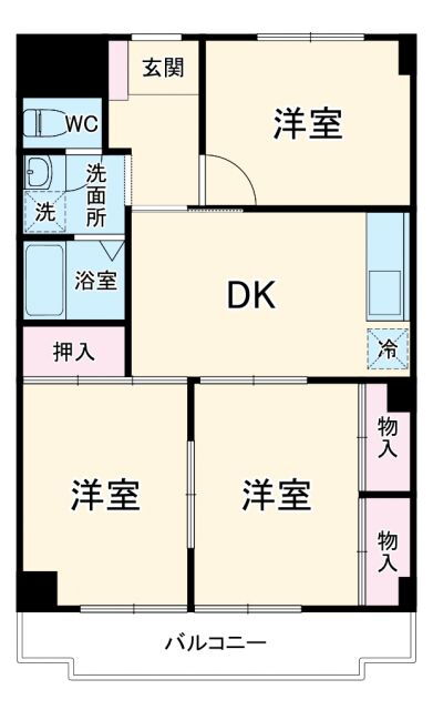 千葉県船橋市印内町 西船橋駅 3DK マンション 賃貸物件詳細