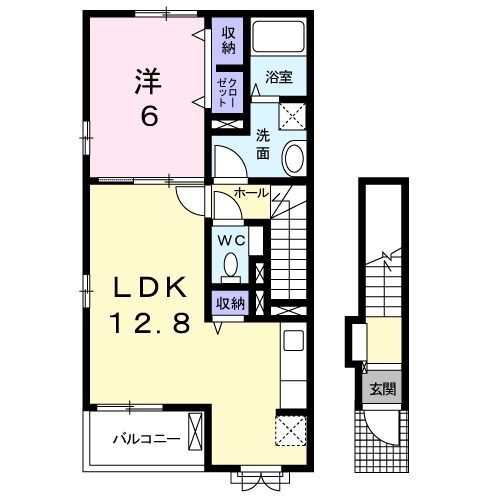 岡山県岡山市中区四御神 東岡山駅 1LDK アパート 賃貸物件詳細
