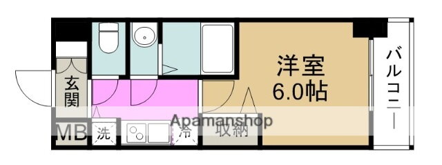 大阪府大阪市福島区鷺洲２ 福島駅 1K マンション 賃貸物件詳細