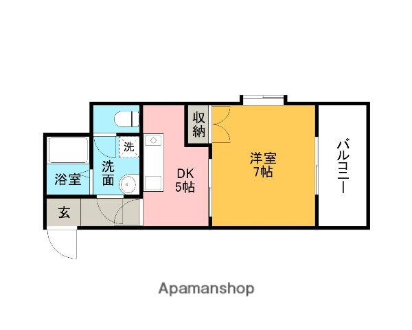 広島県広島市中区白島中町 白島駅 1K マンション 賃貸物件詳細