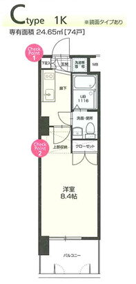 福岡県福岡市博多区千代６ 馬出九大病院前駅 1K マンション 賃貸物件詳細