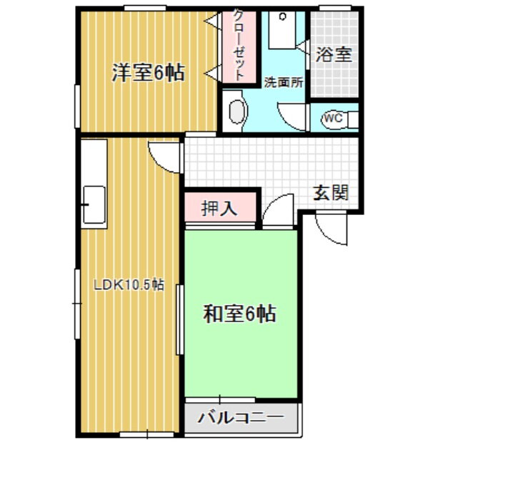 宮城県多賀城市城南１ 国府多賀城駅 2LDK アパート 賃貸物件詳細