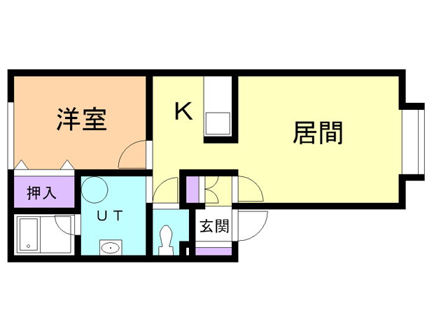 北海道苫小牧市末広町１ 苫小牧駅 1LDK アパート 賃貸物件詳細