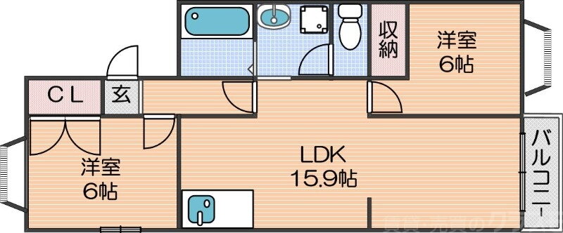大阪府大阪市住之江区南加賀屋４ 住之江公園駅 2LDK アパート 賃貸物件詳細