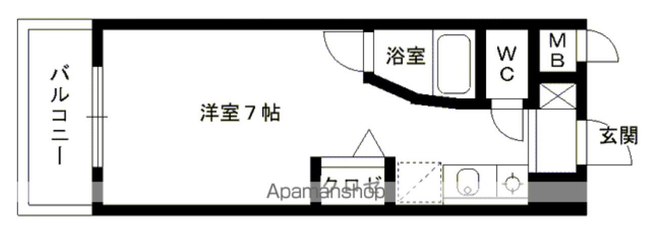 福岡県福岡市博多区千代２ 千代県庁口駅 ワンルーム マンション 賃貸物件詳細