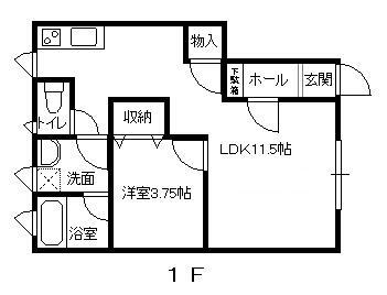 岩手県盛岡市下太田下川原 盛岡駅 1LDK アパート 賃貸物件詳細