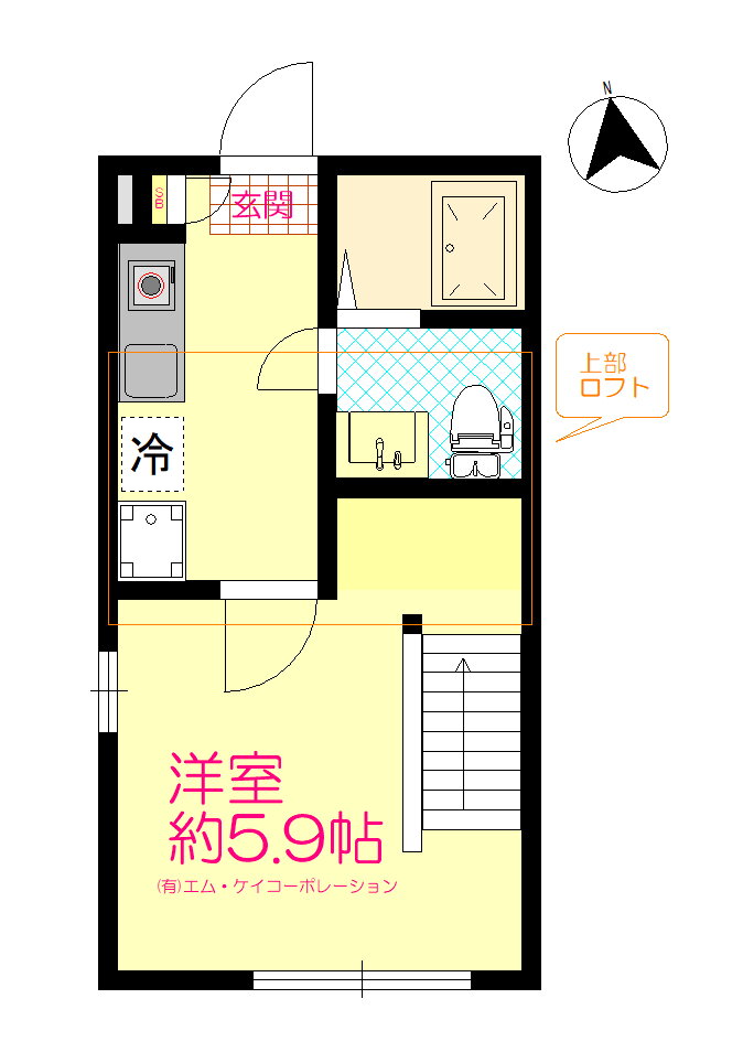東京都八王子市暁町１ 八王子駅 1K アパート 賃貸物件詳細