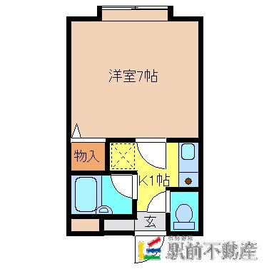 佐賀県鳥栖市京町 鳥栖駅 1K アパート 賃貸物件詳細