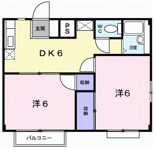 栃木県さくら市草川 氏家駅 2DK アパート 賃貸物件詳細