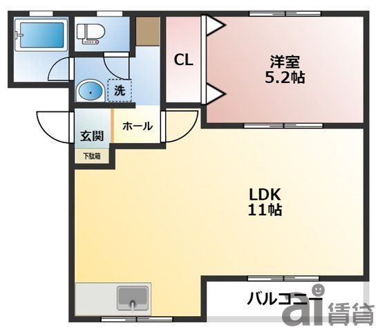 マンション富士 3階 1LDK 賃貸物件詳細