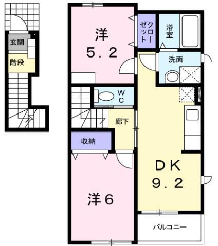 鳥取県鳥取市気高町新町２ 浜村駅 2DK アパート 賃貸物件詳細