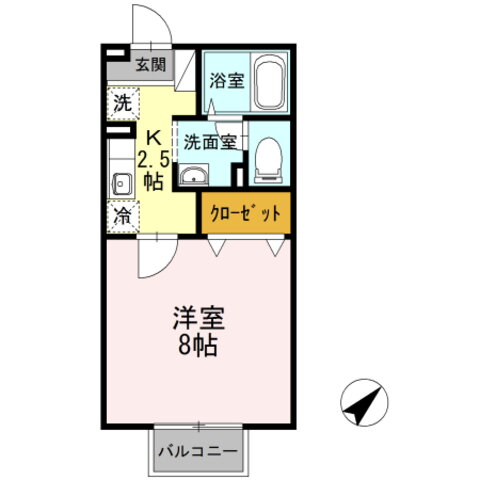 大分県中津市片端町 吉富駅 1K アパート 賃貸物件詳細