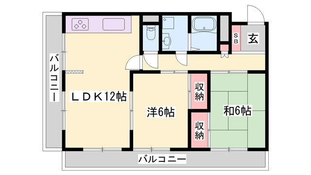 兵庫県たつの市龍野町日山 本竜野駅 2LDK マンション 賃貸物件詳細
