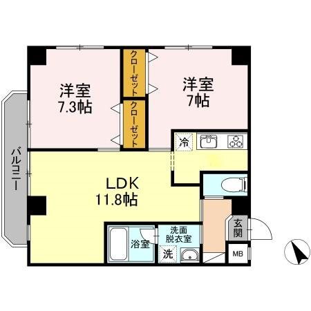 東京都日野市新井２ 高幡不動駅 2LDK マンション 賃貸物件詳細