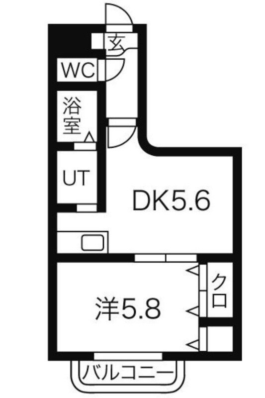 北海道札幌市北区北三十四条西２ 北３４条駅 1DK マンション 賃貸物件詳細