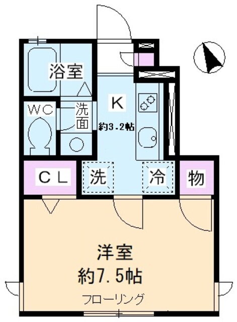 東京都世田谷区奥沢７ 自由が丘駅 1K アパート 賃貸物件詳細