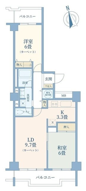 埼玉県和光市本町 和光市駅 2LDK マンション 賃貸物件詳細