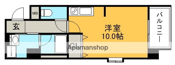 ドルチェヴィータ池田ＤＵＥ 9階 ワンルーム 賃貸物件詳細