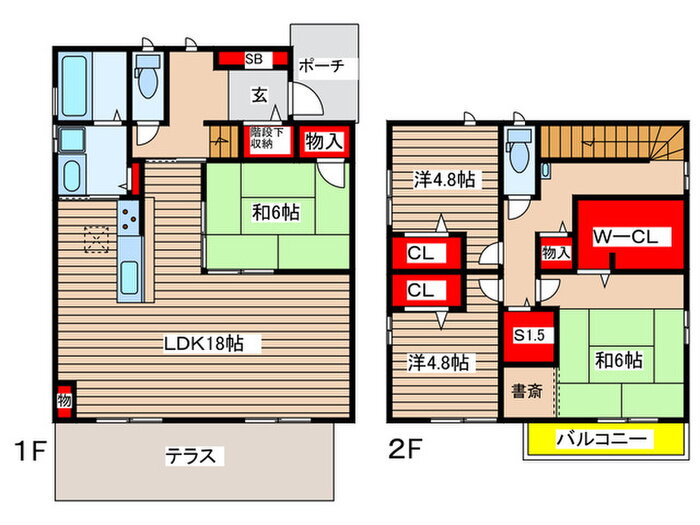 元植田戸建 4SLDK 賃貸物件詳細