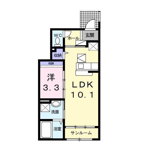 長野県長野市上松３ 長野駅 1LDK アパート 賃貸物件詳細