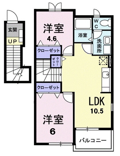 静岡県掛川市上西郷 掛川駅 2LDK アパート 賃貸物件詳細