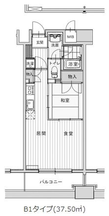 群馬県高崎市旭町 高崎駅 1LDK マンション 賃貸物件詳細