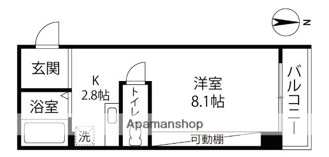 石川県金沢市泉本町４ 金沢駅 1K マンション 賃貸物件詳細