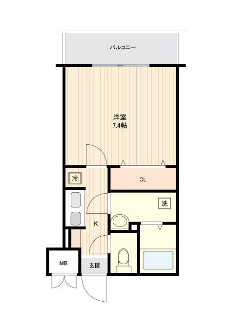福岡県福岡市中央区高砂２ 西鉄平尾駅 1K マンション 賃貸物件詳細