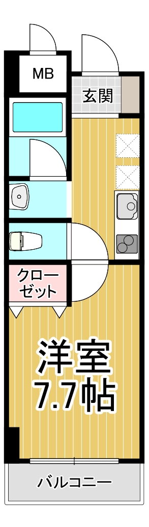 兵庫県川西市小戸２ 川西能勢口駅 1K マンション 賃貸物件詳細
