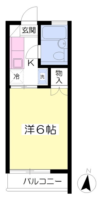 埼玉県川越市通町 本川越駅 1K アパート 賃貸物件詳細