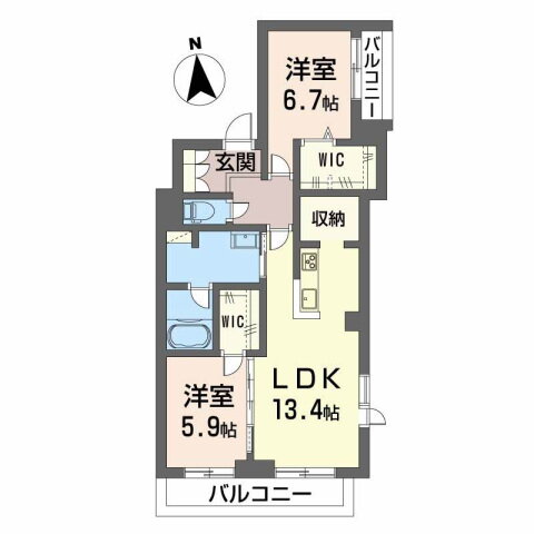岡山県岡山市北区津島新野２ 法界院駅 2LDK マンション 賃貸物件詳細