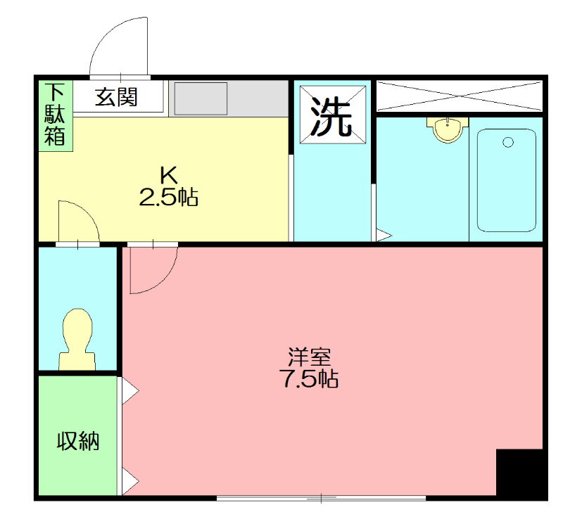 神奈川県横浜市戸塚区前田町 東戸塚駅 1K アパート 賃貸物件詳細