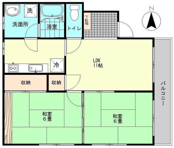 岡山県岡山市北区岩田町 西川緑道公園駅 2LDK マンション 賃貸物件詳細