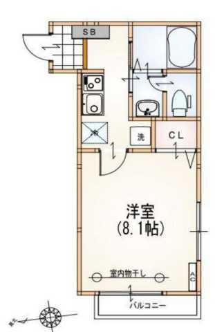 東京都世田谷区代田３ 梅ヶ丘駅 1K マンション 賃貸物件詳細