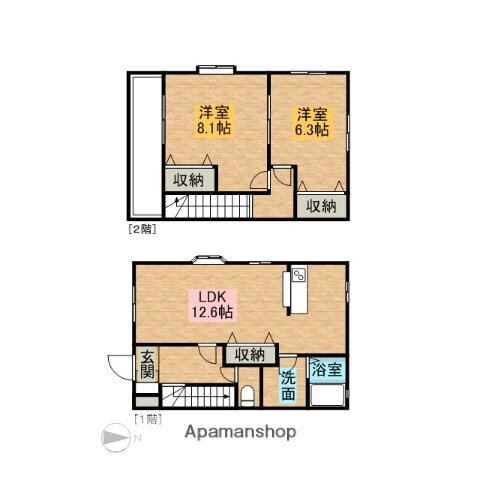 埼玉県白岡市新白岡８ 新白岡駅 2LDK 一戸建て 賃貸物件詳細