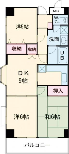 東京都西東京市南町１ 西武柳沢駅 3DK マンション 賃貸物件詳細