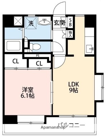 熊本県熊本市中央区黒髪２ 1LDK マンション 賃貸物件詳細