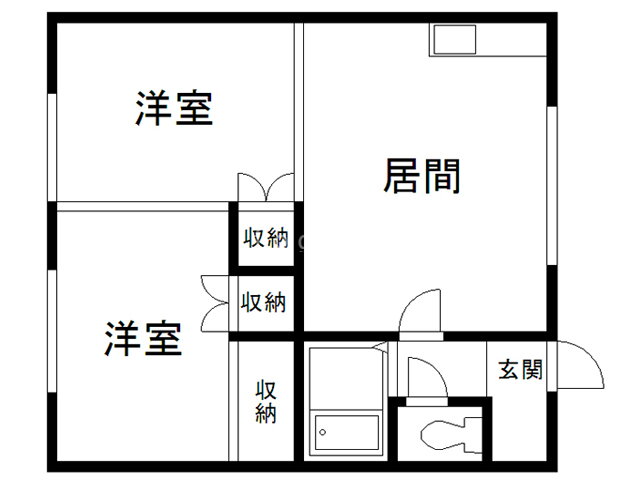 北海道旭川市九条通１６ 2LDK アパート 賃貸物件詳細