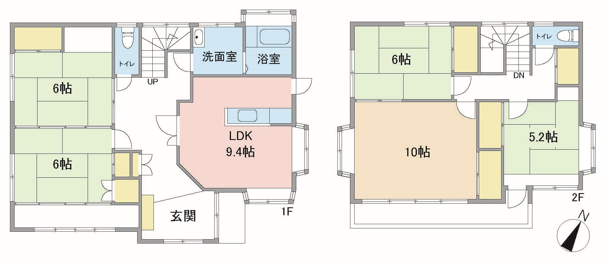 福島県いわき市勿来町四沢潮見台 勿来駅 5DK 一戸建て 賃貸物件詳細