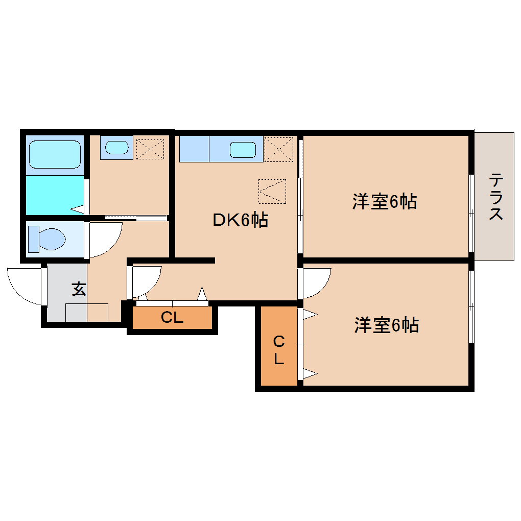 奈良県五條市野原中４ 五条駅 2DK アパート 賃貸物件詳細