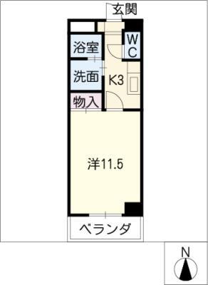 愛知県名古屋市中村区鳥居西通１ 中村公園駅 1K マンション 賃貸物件詳細