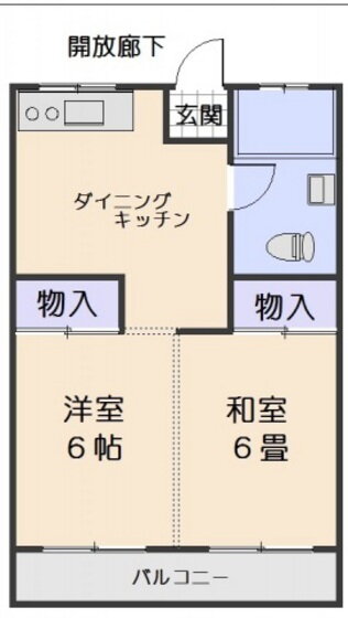 広島県広島市東区牛田新町１ 牛田駅 2DK マンション 賃貸物件詳細