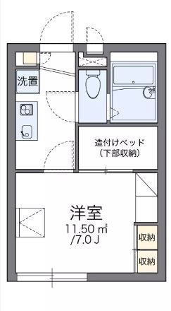 兵庫県神戸市兵庫区石井町２ 湊川公園駅 1K アパート 賃貸物件詳細