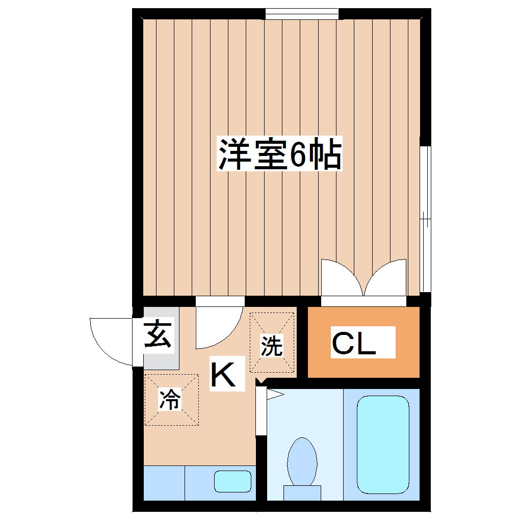 宮城県仙台市青葉区台原３ 台原駅 1K アパート 賃貸物件詳細