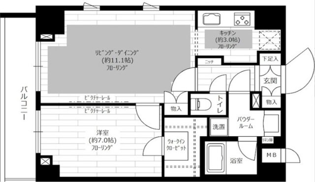 東京都台東区松が谷３ 入谷駅 1LDK マンション 賃貸物件詳細