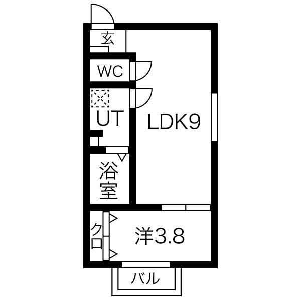 愛知県名古屋市港区泰明町３ 港北駅 1LDK アパート 賃貸物件詳細