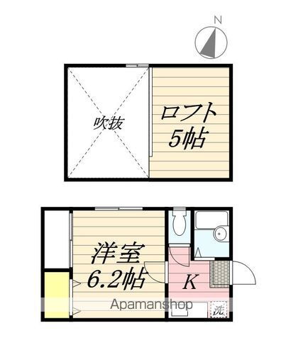 福岡県福岡市南区野間２ 高宮駅 1K アパート 賃貸物件詳細