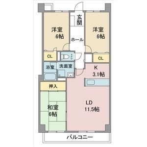 愛知県名古屋市守山区森孝３ 藤が丘駅 3LDK マンション 賃貸物件詳細