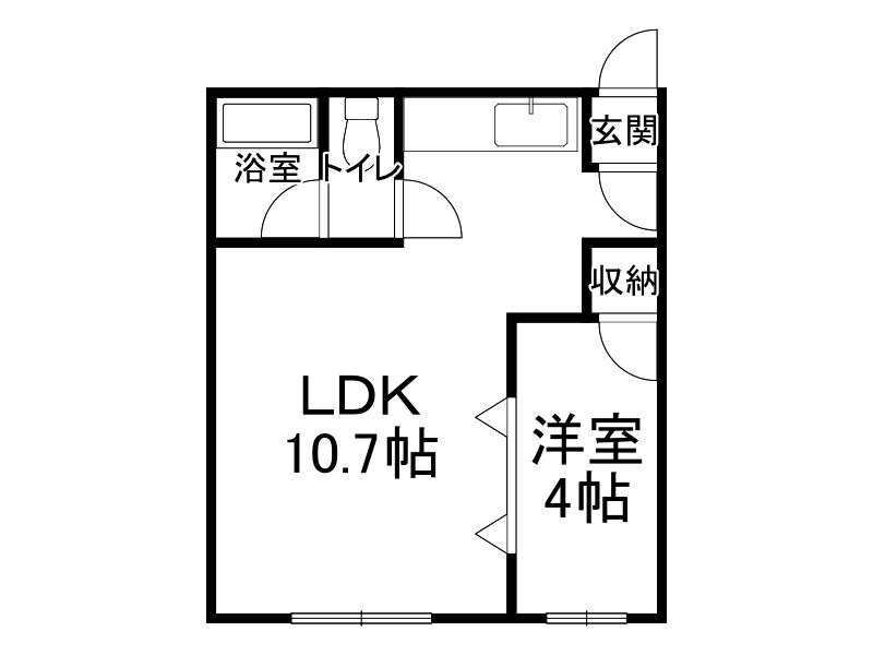 北海道上川郡新得町西三条南７ 新得駅 1LDK アパート 賃貸物件詳細