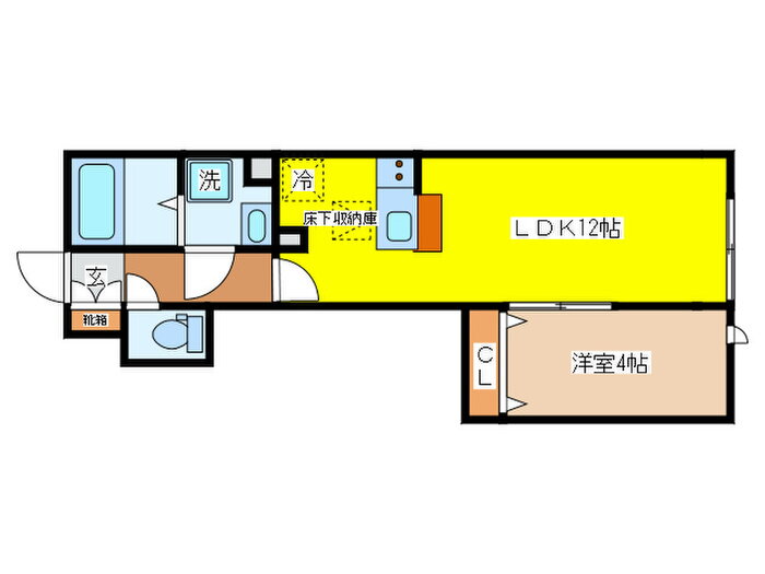 東京都福生市北田園２ 福生駅 1LDK マンション 賃貸物件詳細